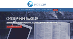 Desktop Screenshot of centerforonlineevangelism.org