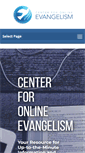 Mobile Screenshot of centerforonlineevangelism.org